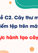 Chủ đề C2 - Bài 1. Thực hành tạo cây thư mục
